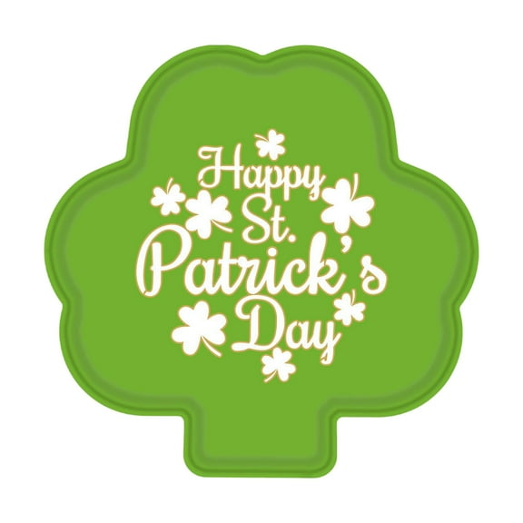 Uuowzo 24 Pcs St Patrick's Day Plates and Napkins Supplies Set Shamrock Theme Party Disposable Tableware Kit Decorations Favors for Birthday Party Shower