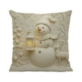 thumbnail image 1 of Uuowzo 45x45cmChristmas Pillow Set Cushion Set for Living Room Sofa Decoration Excluding Pillow Core Indoor Outdoor Christmas Decorations, O, 1 of 6