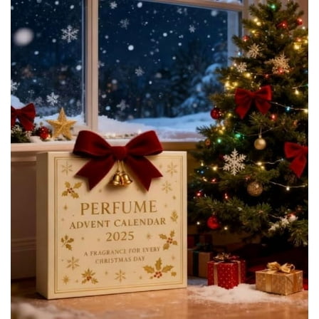 Uuowzo Advent Perfume Calendar 2025 Perfume Advent Calendar 2025 for Women Travel-Size Perfumes - Holiday Countdown Calendar Xmas Tree Decor for Party, Multicolor