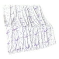 thumbnail image 1 of Uuowzo Christmas Blanket Bow Throws Sofa Breathable Fuzzy Blanket Machines Washable Holiday Blankets Bow Warm Throw Blankets Winter Blankets Christmas Decorations, Christmas Gifts for Family, Purple, 1 of 6