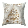 thumbnail image 1 of Uuowzo Farmhouse Christmas Throw Pillow Covers, Xmas Tree Reindeer Snowman Santa Claus Christmas Tree Winter Holiday Decorative Pillowcases for Sofa Bed Home Patio, 18 x 18 Inches, 1 of 6