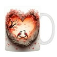 thumbnail image 1 of Uuowzo Three-dimensional Visuals Effects Mugs Valentine's Day Heart Ceramic Coffee Mark Cup Couple Water Cup for Him Or Her Gift for Valentine'S Day Home Setting, C, 1 of 6