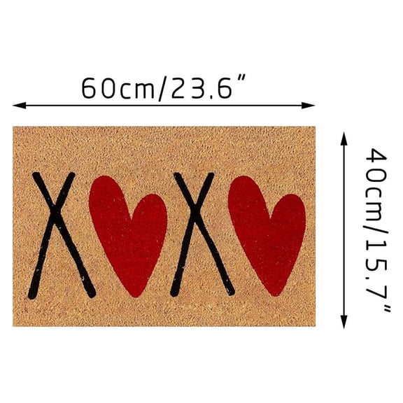 Uuowzo Valentine's Day Floor Mats Holiday Floor Mats Welcome Doormat Bathroom Bedroom Living Room Kitchen Outdoor Rugs Valentine's Day Gifts Home Decor Valentine's Day for Home Setting