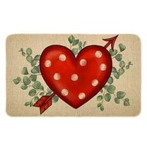Uuowzo Valentines Day Door Mat Valentines Welcome Mats Outdoor for Front Door Valentine Gifts Non Slip Doormat Indoor Entryway Floor Rug for Outside Home Decor for Valentine'S Day Home Setting, M