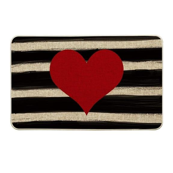 Uuowzo Valentines Day Door Mat Valentines Welcome Mats Outdoor for Front Door Valentine Gnomes Love Hearts Gifts Non Slip Doormat Indoor Entryway Floor Rug for Outsi for Valentine'S Day Home Setting