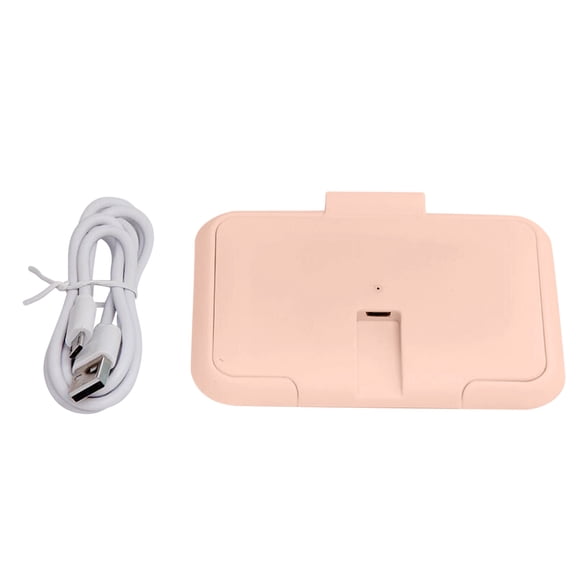 Uuowzo Wet Wipes Heater Baby Baby Constant Temperature Wipes Warm Home Car with Portable Usb Indoor Outdoor Christmas Decorations, Pink