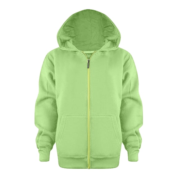 Uuszgmr Baby Boys Girl Coats Child Toddler Solid Long Sleeve Patchwork Hooded Sweatshirt Children Cute Boys Hoodie Coat Green,Size:18-24 Months