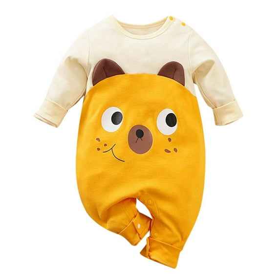 Uuszgmr Child Outfits Set Baby Boys Girls Cartoon Animal Corgi Bear Tiger Jumpsuit Playsuit 0 To 18 Months Casual Vacation Travel Usual Time