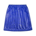 thumbnail image 1 of Uuszgmr Dress For Girls Show Performance Skirt Skirt Polka Dot Sequin Skirt Skirt A Line Skirt Blue,Size:3-4 Years, 1 of 7