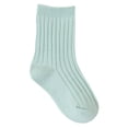thumbnail image 1 of Uuszgmr Infant Sock 9-12 Years Fashionable Children'S Solid Color Double Needle Mid Calf Socks A, 1 of 5