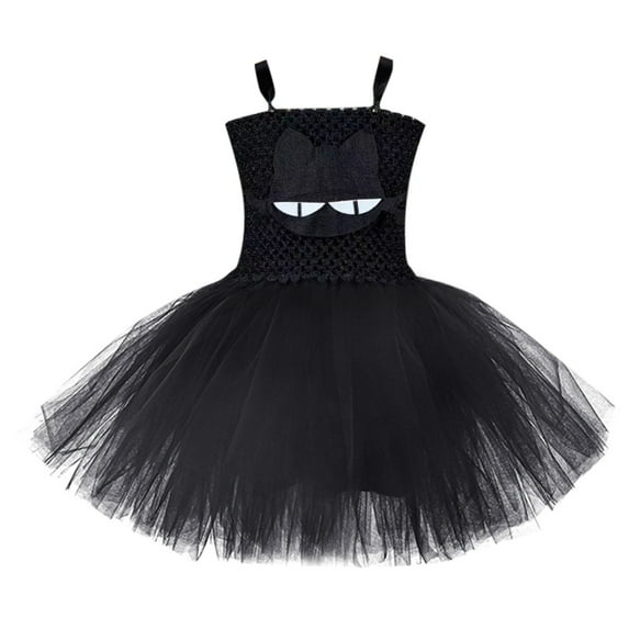 Uuszgmr Kid Dresses For Girls Childrens Toddler Baby Girls Dress Solid Color Sleeveless Carnival Tulle Pageant Dress Soft Skin Friendly Cute Clothes