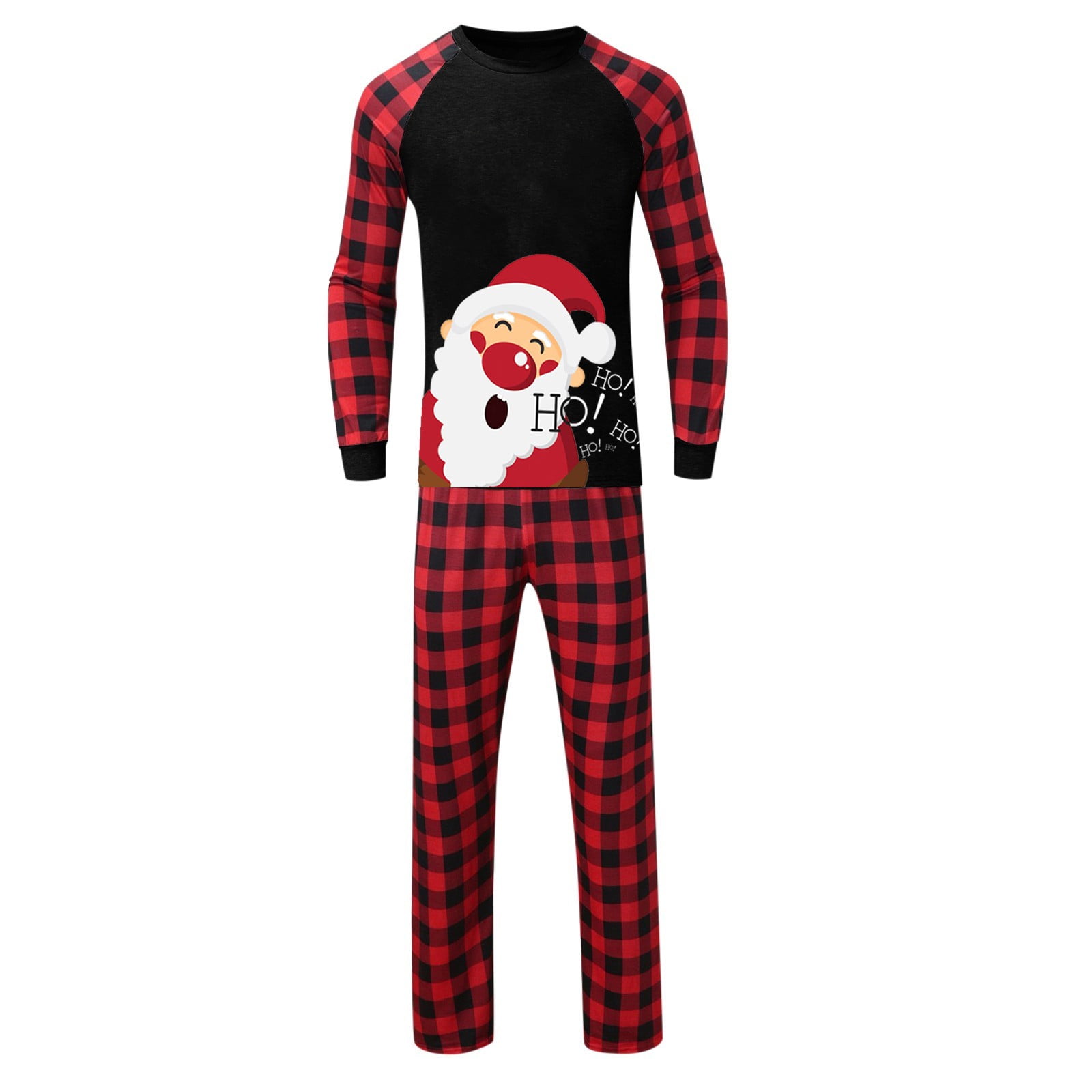 Uuszgmr Men Pajamas 1 Set Dad Christmas Pajamas Sets Two Piece Pajamas ...