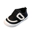 thumbnail image 1 of ZHUASHUM Shoes For Baby Boys Girls Mesh Shoes Loafers Flying Color Toddler Woven Baby Sports Solid Baby Shoes Black.Size 9-12 Months, 1 of 4