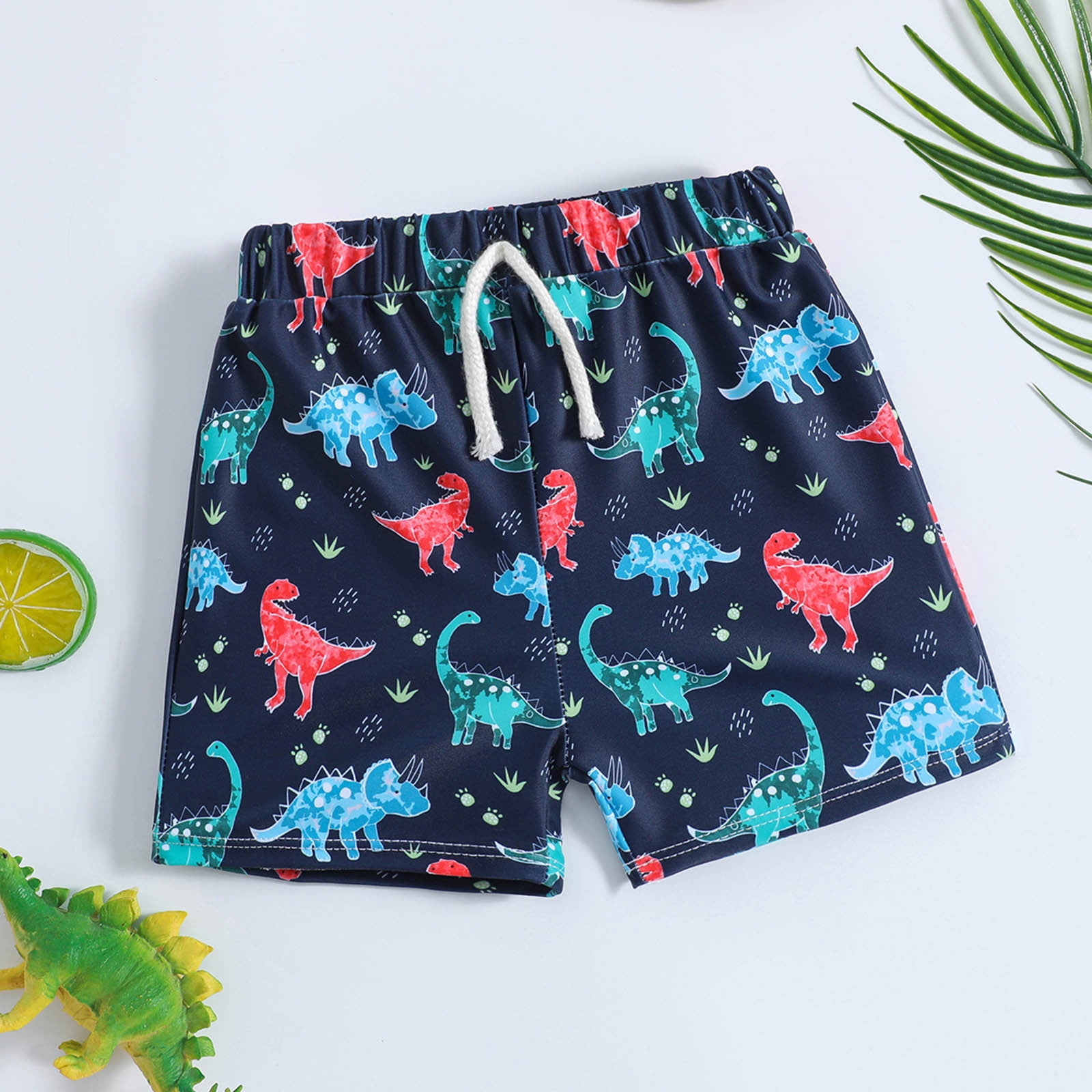 ZHUASHUM Swimming Trunks For Boys 6-12 Months Toddler Cartoon Dinosaur ...