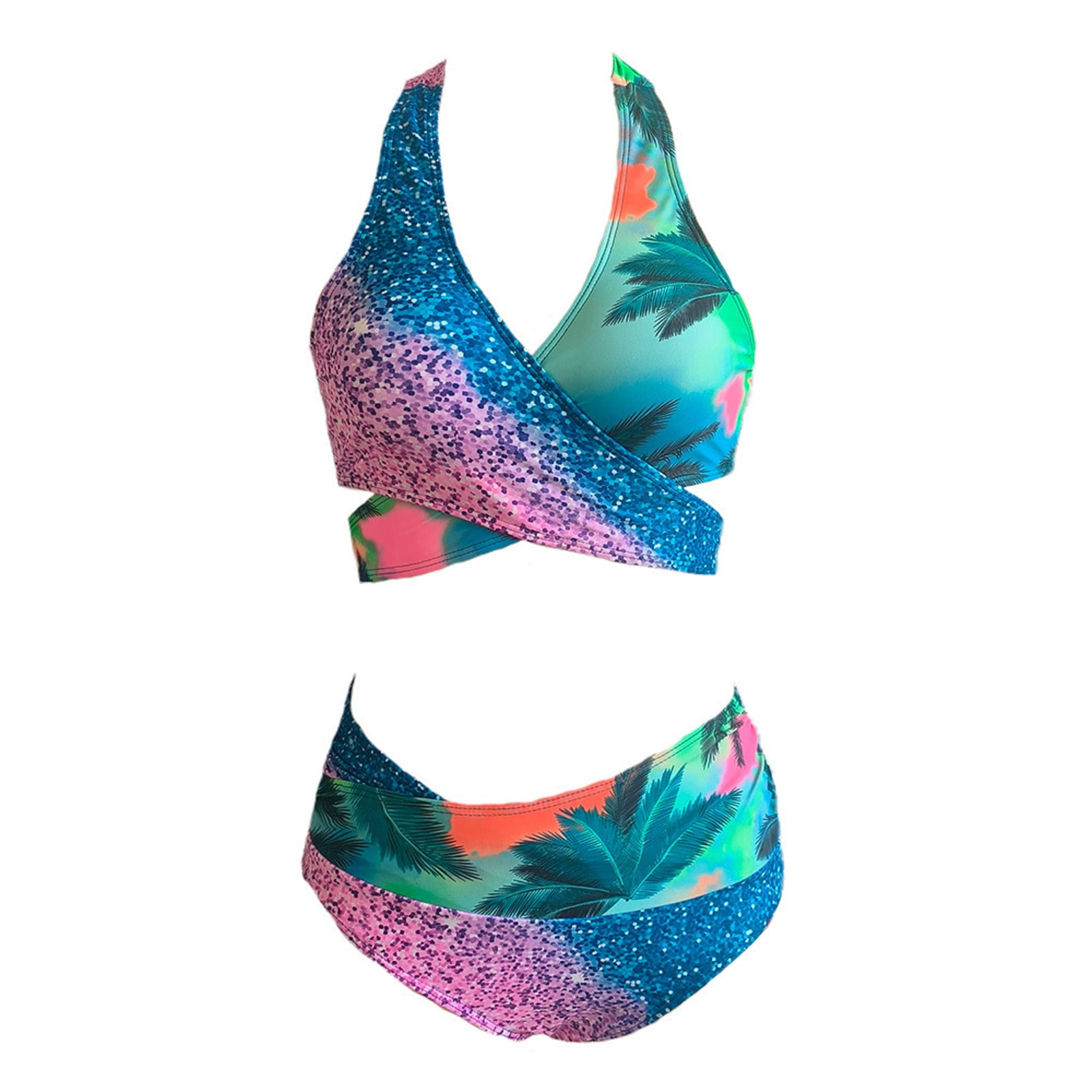 Uuszgmr Swimsuit For Women 2023 Swimwears Tankinis Set Fashion New Pattern Floral Sexy Bikini