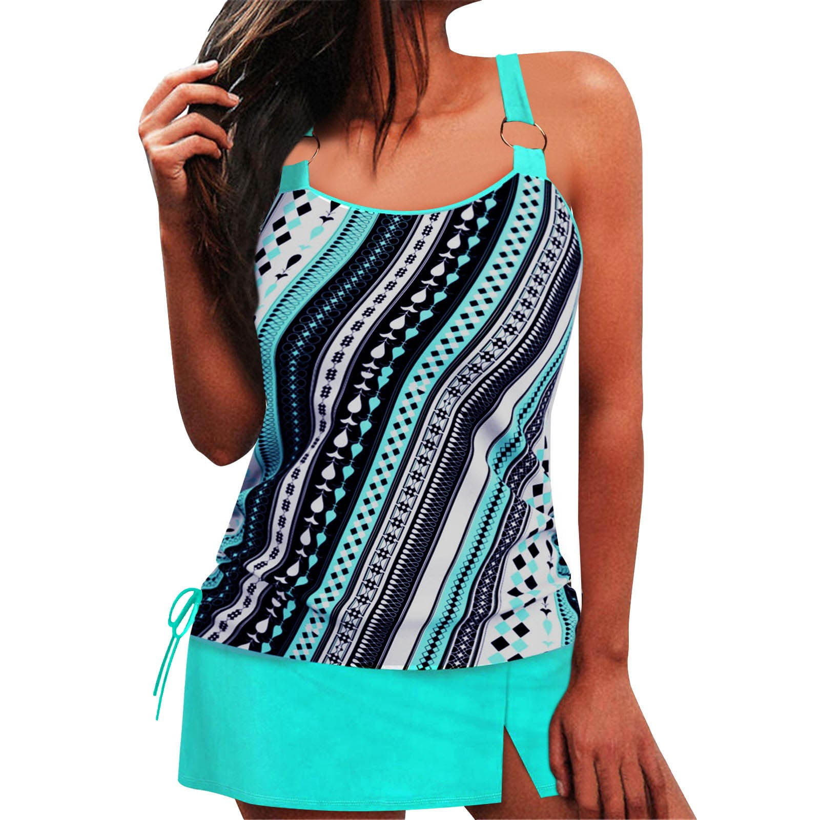 Uuszgmr Tankini Swimsuits For Women New Conservative Summer Swimwears