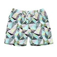 thumbnail image 1 of ZHUASHUM Toddler Kids Infant Baby Boys Summer Print Shorts Beach Swimwear Swimming Trunks Clothes Blue,Size:4-5 Years, 1 of 2
