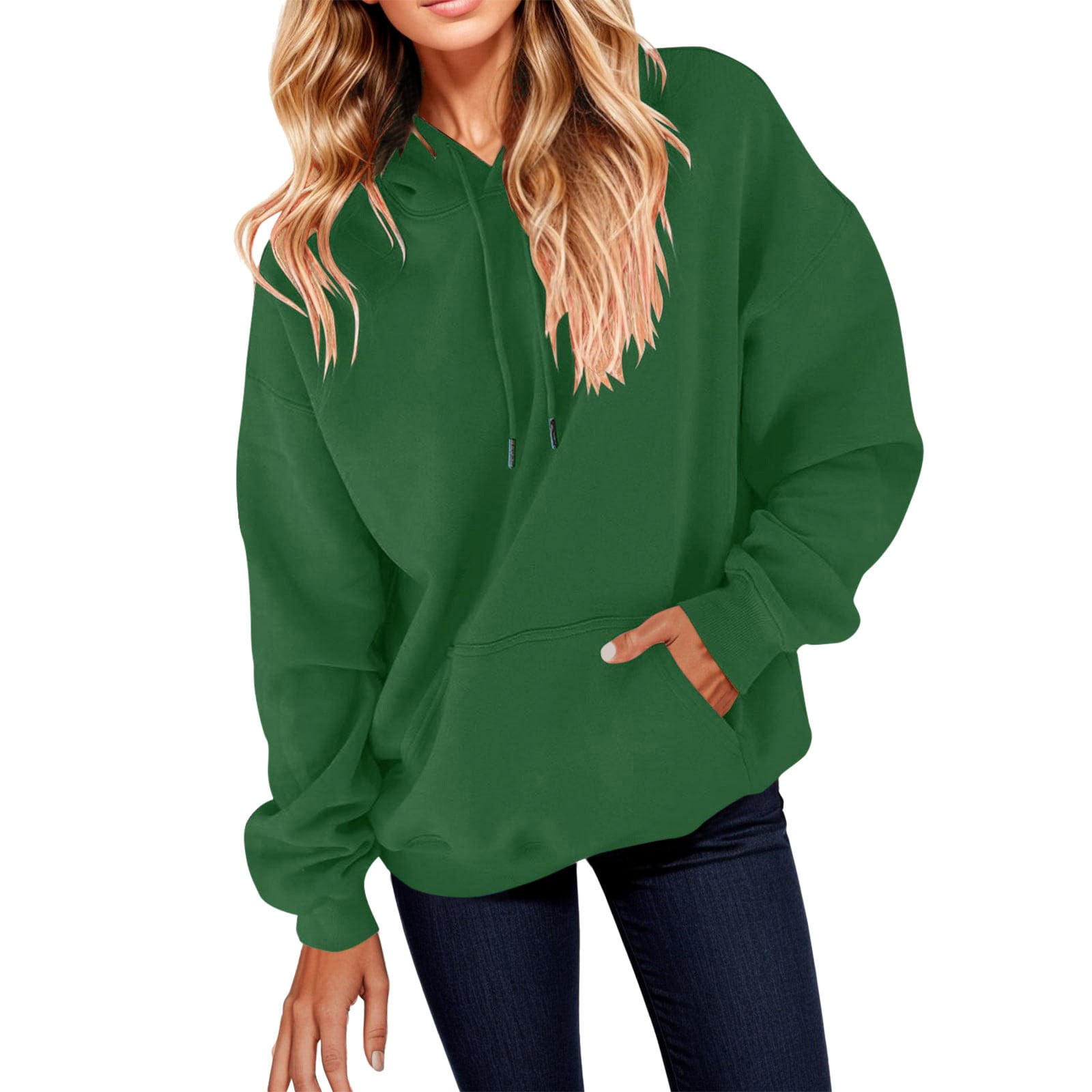 Uuszgmr Women Autumn Winter Hoodie Sleep Jacket Ladies Casual Pocket