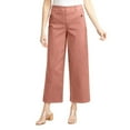 thumbnail image 1 of Uuszgmr Womens Leisure Pants Women Stretch Twill Cropped Wide Leg Pant Women’S High Waist Casual Wide Leg Pants Durable Comfortable Trousers, 1 of 5