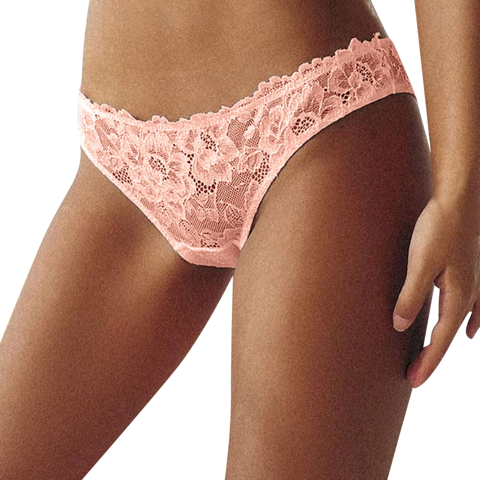 Uuszgmr Womens Lingeries Lace Floral Crochet Lace Rhinestone Underwear  Panty For Wedding Night,Romantic Valentine'S Day And Every Hot Sweet