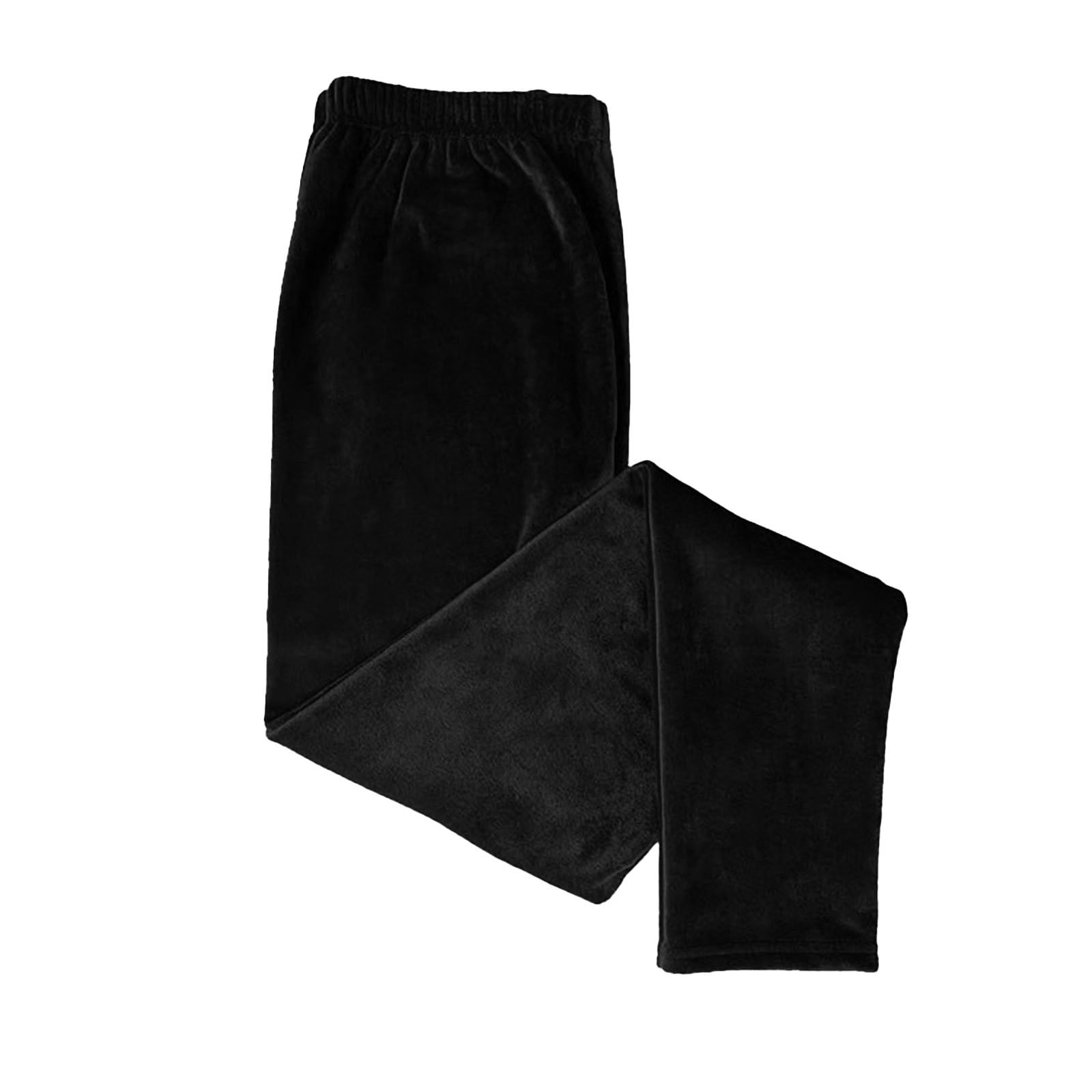 Uuszgmr Womens Thermal Underwear Ladies Solid Color Double Plush High