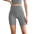 thumbnail image 1 of Uuszgmr Yoga Pants For Women Ladies Solid Color Peach High Waisted Yoga Sports Shorts, 1 of 5