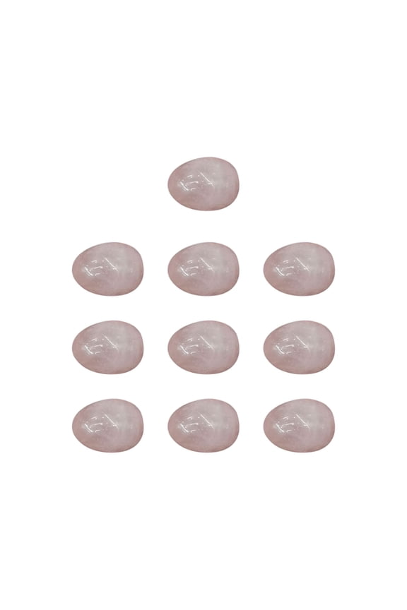 10 Pcs Crystal Mini Agate Easter Eggs, 20mm Polished Stone Bird Egg Shapes, Natural Gemstone Decor Spring Holiday, Metaphysical Gift