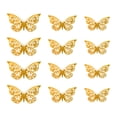 thumbnail image 1 of Uutvery 12 Pieces 3D Butterfly Wall Stickers, Butterfly Decorations with Metallic Texture, For Birthday Party Wedding Home Decor, Removable Adhesive Easy Apply, 1 of 8