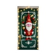 thumbnail image 1 of Uutvery 2025 New Christmas Door Cover Elastic, 35x72 Inch 3D Santa Claus Design Polyester Fabric, for Indoor Outdoor Front Door Decoration, Holiday Party Home Decor, Photography Backdrop, 1 of 9
