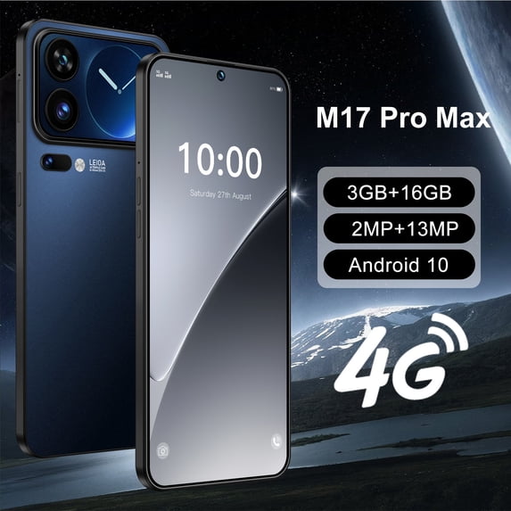 Uutvery 6.56 Inch Android Smartphone, 16GB Dual SIM Mobile Phone, 3250mAh Battery Network Phone, Large Screen for Games Videos, Includes Case Charger, 7.12x3.77x2.00 Inches