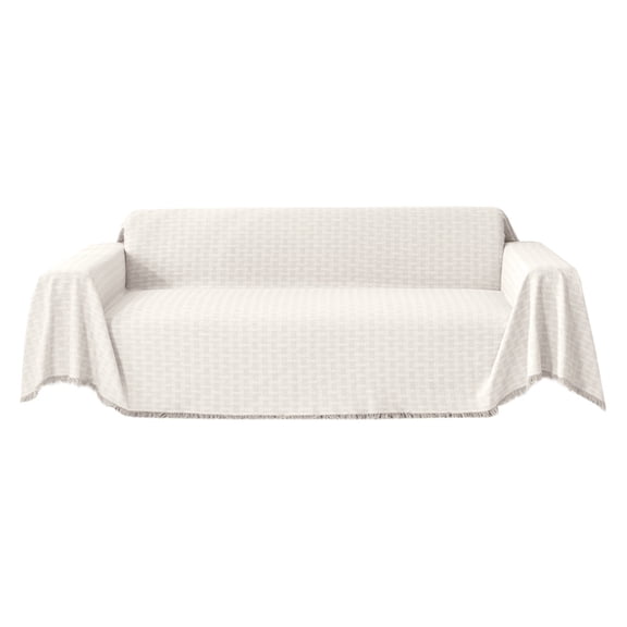 Uutvery 90x90 cm Reversible Sofa Cover, Furniture Protector Slipcover Bed Sheet Blanket Set, Decorative Stretch Couch Cover for Home, Pet Friendly Washable Cover, 35.4x35.4 Inches