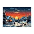 thumbnail image 1 of Uutvery Anti-Fatigue Christmas Bath Mat Non-Slip Kitchen Rug Entrance Doormat Absorbent Washable Quick Dry Floor Decor Home Mats 23.6x15.7 Inch Black Xmas, 1 of 6