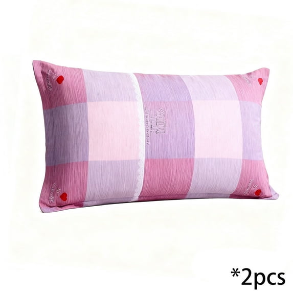 Uutvery Breathable Pillowcase Set of 2, 19x31 Inch Extra-Large Skin-Friendly Fabric, Bohemian Style Multicolor Pattern for Adult Bedding, Machine Washable Polyester