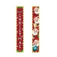 thumbnail image 1 of Uutvery Christmas Couplet Door Curtain with Lights, 12x71 Inch Lighting Style Decoration with Traditional Design,Xmas Door Cover Decoration for Holiday Party Decor, 1 of 6