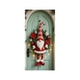thumbnail image 1 of Uutvery Christmas Door Cover with Elastic Fabric, 35x72 Inch 3D Santa Claus Design for Front Door Decoration, Indoor Outdoor Use, Holiday Party Home Office Decor, 1 of 7