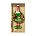 thumbnail image 1 of Uutvery Christmas Holiday Door Cover 35x71 Inches, Elastic Fabric with Seasonal Design, Front Door Decoration Wall Decor, Party Home Festive Atmosphere Indoor Outdoor, 1 of 6