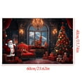 thumbnail image 1 of Uutvery Christmas Home Decor Area Rug Non-Slip Washable Floor Mat For Living Room Bedroom Entryway Kitchen Dining Room Low Pile Carpet Festive Decoration, 1 of 4