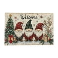 thumbnail image 1 of Uutvery Christmas Non Slip Doormat Absorbent Bathroom Rug for Kitchen Entryway Front Door Quick Drying Soft Machine Washable Floor Mats for Bathroom Kitchen Entrance 15.7x23.6 Inches, 1 of 6