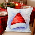 thumbnail image 1 of Uutvery Christmas Pillow Covers 17.7x17.7 Inches,Xmas Snowman Tree Pillow Cover,Winter Decorative Pillows Sofa Couch Bed Living Room,Merry Christmas Farmhouse Decoration,Xmas Indoor Decor, 1 of 6