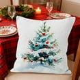 thumbnail image 1 of Uutvery Christmas Pillow Covers 17.7x17.7 Inches,Xmas Snowman Tree Pillow Cover,Winter Decorative Pillows Sofa Couch Bed Living Room,Merry Christmas Farmhouse Decoration,Xmas Indoor Decor, 1 of 6