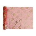 thumbnail image 1 of Uutvery Christmas Snowflake Table Runner,Sparkly Golden Metallic Foil Runners Decorations,Winter Table Runner, Fade Resistant for Party Event Festival Decoration - 108.26 X 11.02 Inches, 1 of 7