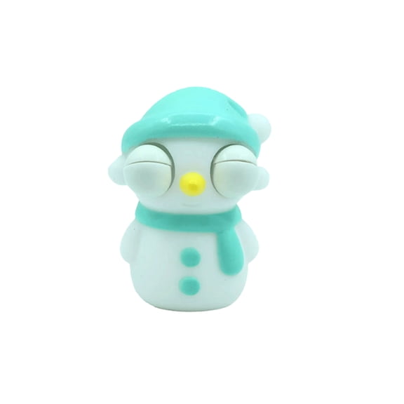 Uutvery Christmas Squeeze Toy With Bulging Eyes, Novelty Pinch Decompression Figurine, Funny Stress Relief Fidget, Holiday Stocking Stuffer Gift