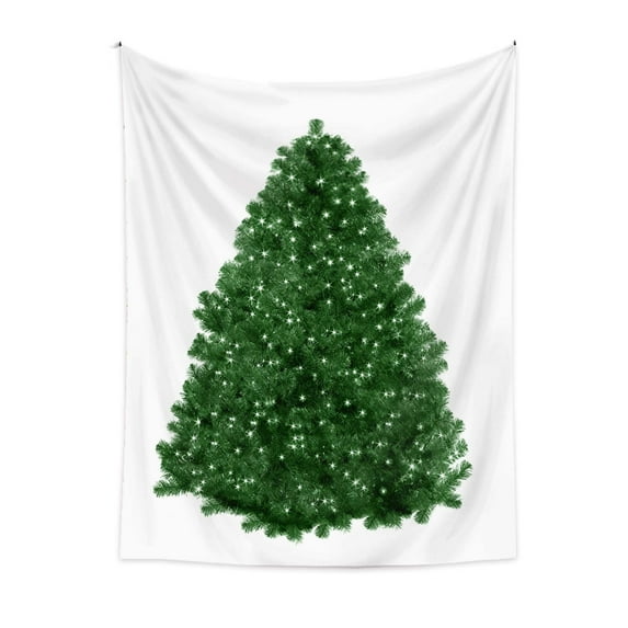 Uutvery Christmas Tree Tapestry Wall Hanging Home Decor Indoor Outdoor for Living Room Bedroom Dorm Decor Beach Blanket Picnic Throw Sofa Cover Xmas Party Supplies 51x59 Inches