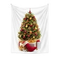 thumbnail image 1 of Uutvery Christmas Tree Tapestry Wall Hanging Home Decor Indoor Outdoor for Living Room Bedroom Dorm Decor Beach Blanket Picnic Throw Sofa Cover Xmas Party Supplies 51x59 Inches, 1 of 9