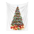 thumbnail image 1 of Uutvery Christmas Tree Tapestry Wall Hanging Home Decor Indoor Outdoor for Living Room Bedroom Dorm Decor Beach Blanket Picnic Throw Sofa Cover Xmas Party Supplies 51x59 Inches, 1 of 9