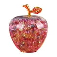 thumbnail image 1 of Uutvery Crystal Apples Figurine Glass Apple-Shaped Ornament Decoration Paperweight Craft Decorations for Home Table Decor Christmas Eve Gift Fruits Collectibles Ornament Home Decor, 1 of 6