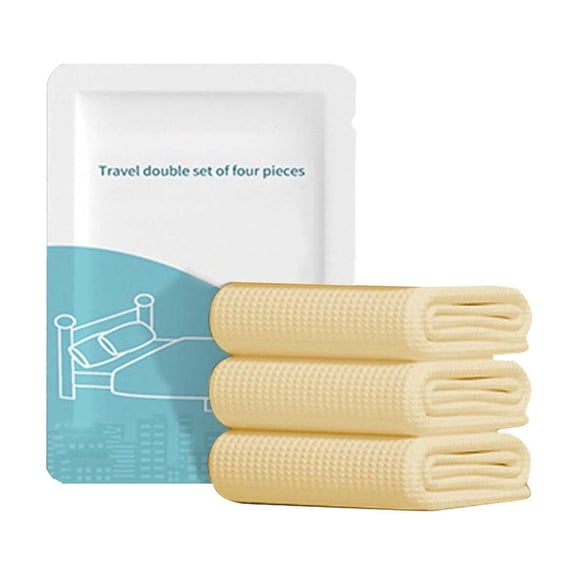 Uutvery Disposable Bed Sheet Set, Portable Non-Woven Fabric, Single Bed Size 70.86x90.55 Inches, Hygienic Material, Ideal for Travel and Hotel Use