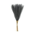 thumbnail image 1 of Uutvery Gray Faux Pampas Grass Artificial Flower Velvety Stalks Gothic Decor for Festival Wedding Party Home Decoration 21.6 Inches, 1 of 7