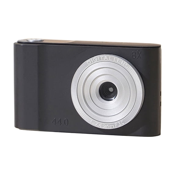 Uutvery HD Digital Camera for Beginners, Front and Rear Double Cameras with 2.3in Screen, 1080P Video and 8X Zoom, Includes Games and Music Functions