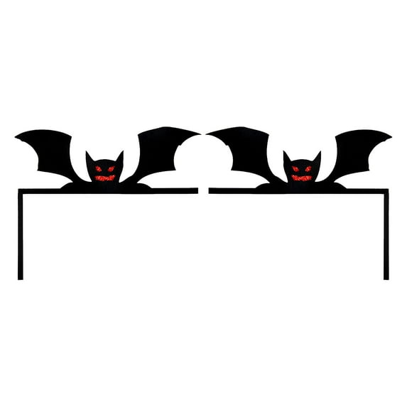 Uutvery Halloween Door Corner Sign Decor,Felt Door Corner Wall Stickers Ornaments,Pumpkin Bats Spider Net Skull Door Topper Corner Decorations,Halloween Home Door Window Party Decoration